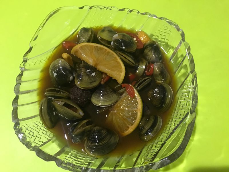 醃鹹蜆仔