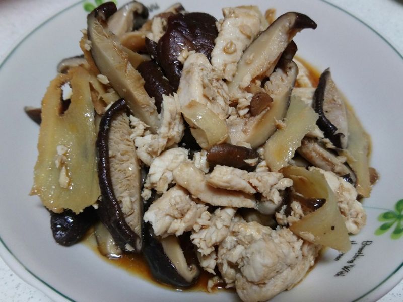 麻油炒肉絲