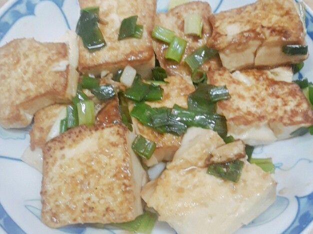 蔥燒豆腐