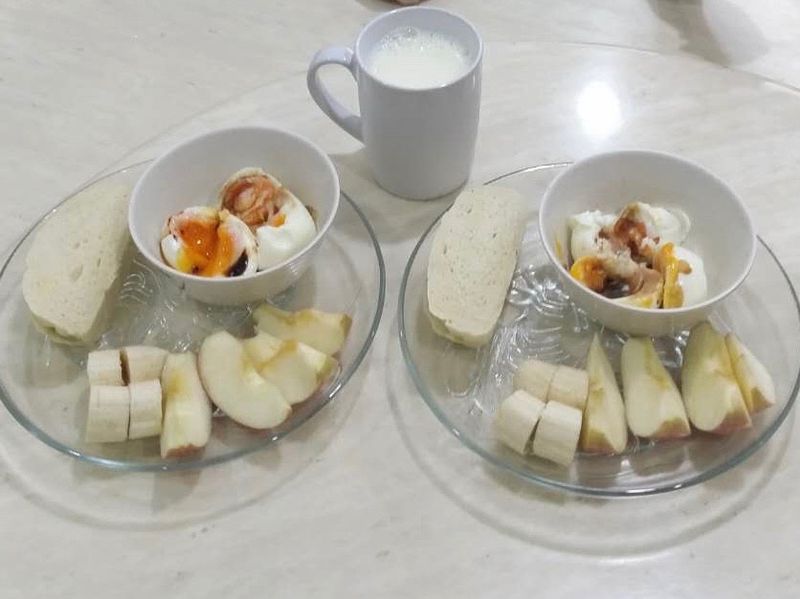 鸡蛋牛奶早餐
