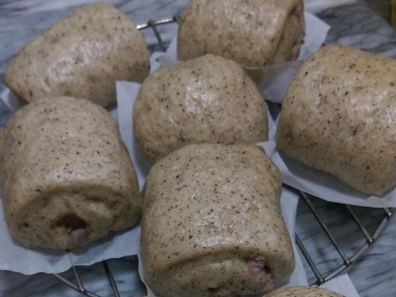 芝麻芋頭饅頭