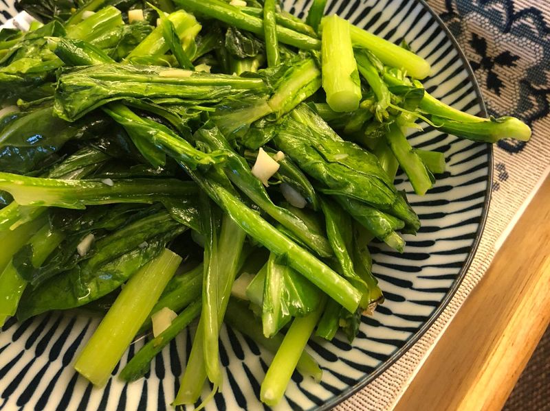 蒜炒橄欖菜