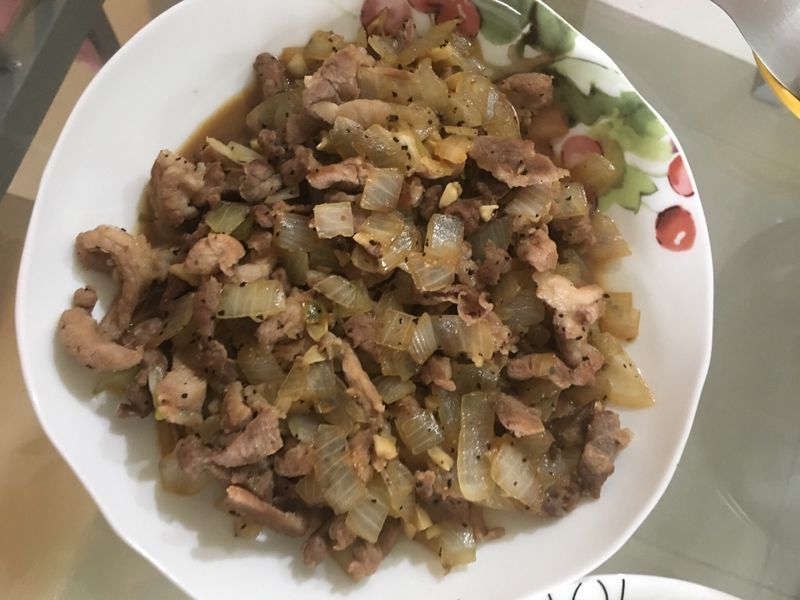 健康版「黑胡椒豬肉」