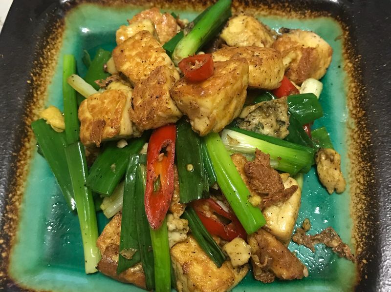 ♡香煎椒鹽豆腐♡