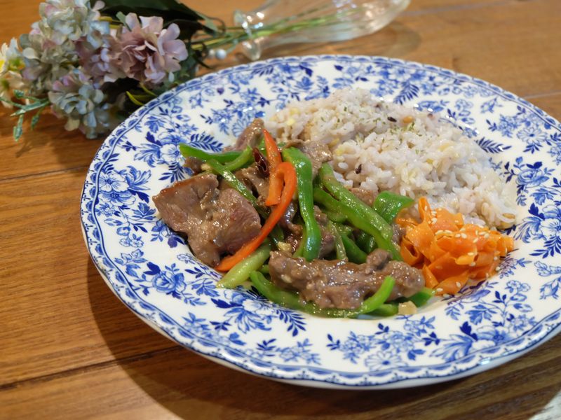 青椒炒肉絲