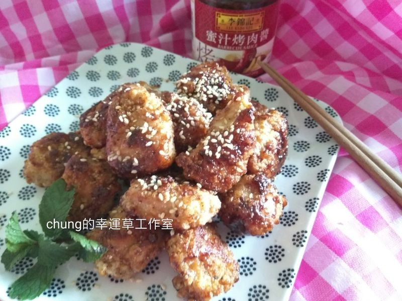 蜜汁炸雞米花
