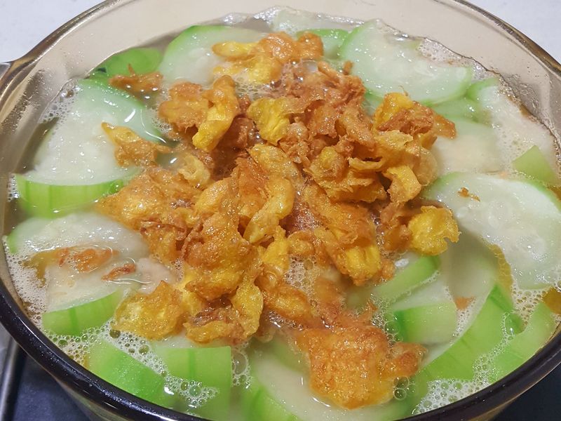 絲瓜蛋酥湯