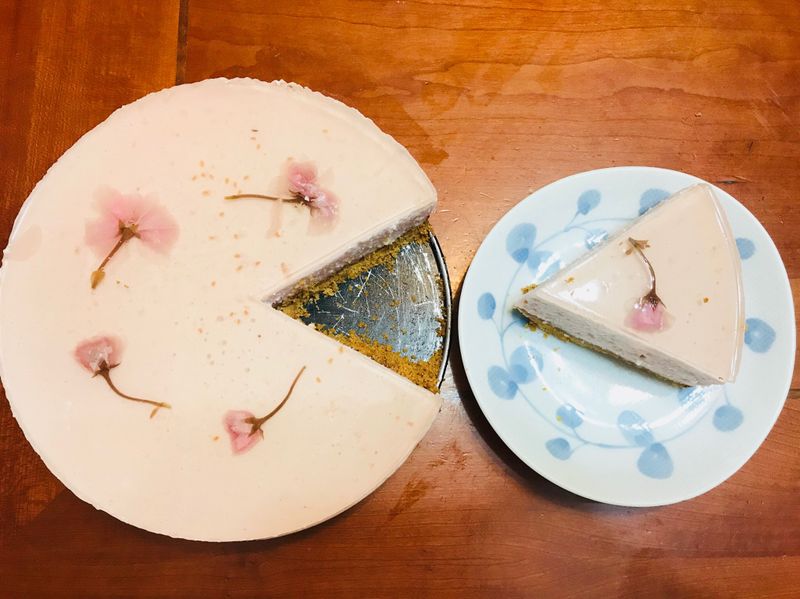 幸福網美:免烤櫻花起司蛋糕