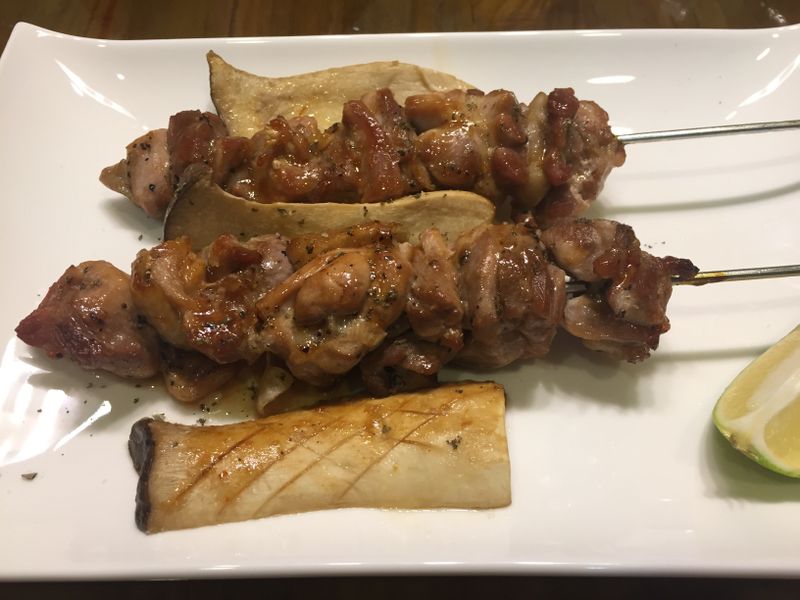烤雞腿肉串
