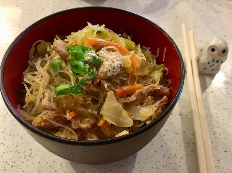 鮪魚南瓜炒米粉