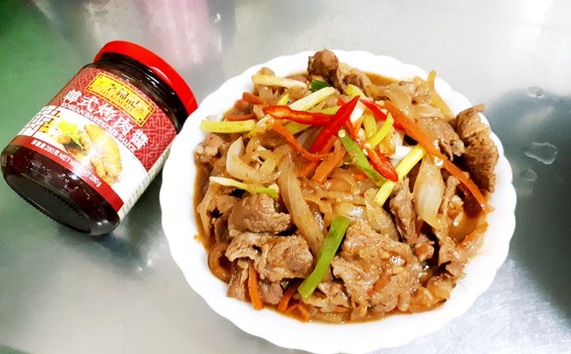 洋蔥炒肉片