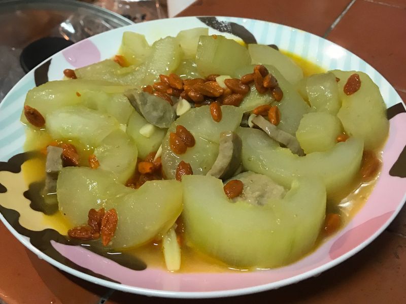 麻油黃瓜貢丸