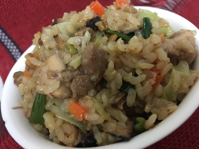 古早味的菜飯⋯⋯生米煮成熟飯