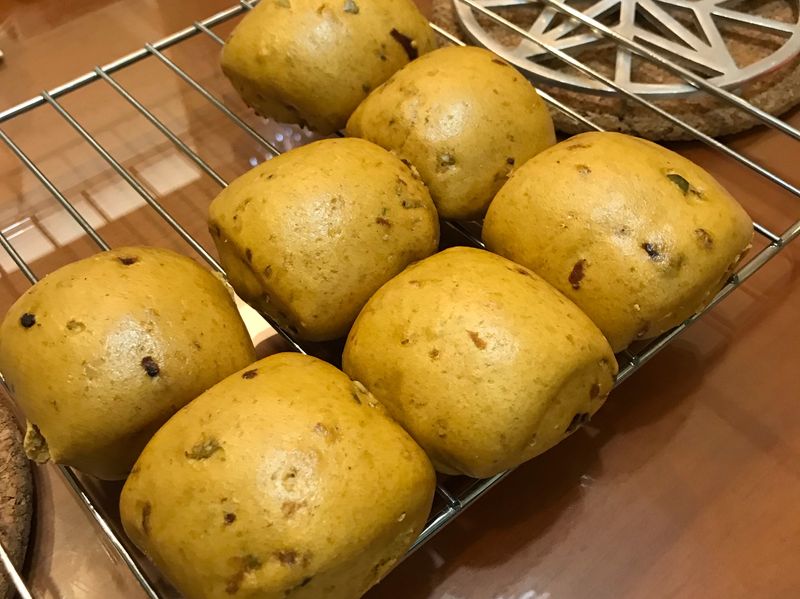 雜糧全麥黑糖饅頭