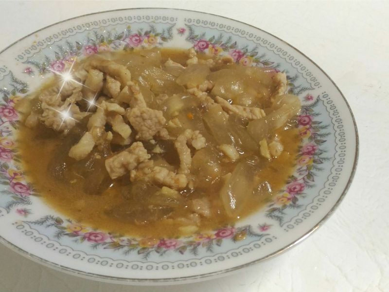 蘆薈炒肉