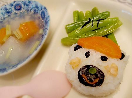 【趁熱品嚐】親子米飯糰-上學熊