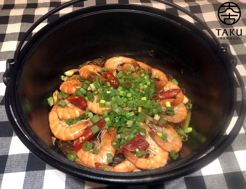 鮮蝦粉絲煲