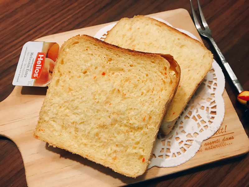 紅蘿蔔吐司(湯種）（無糖）