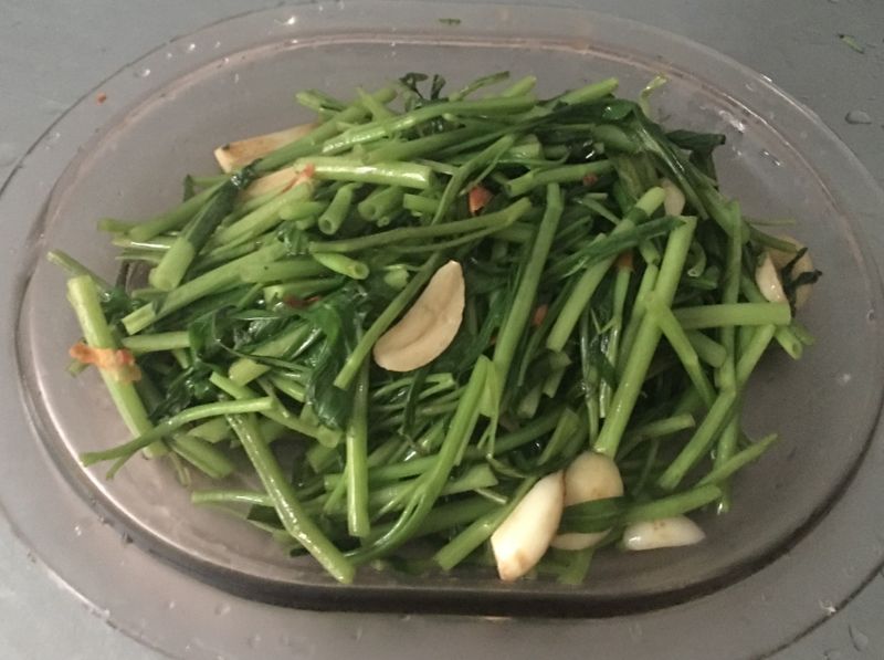 蒜炒空心菜