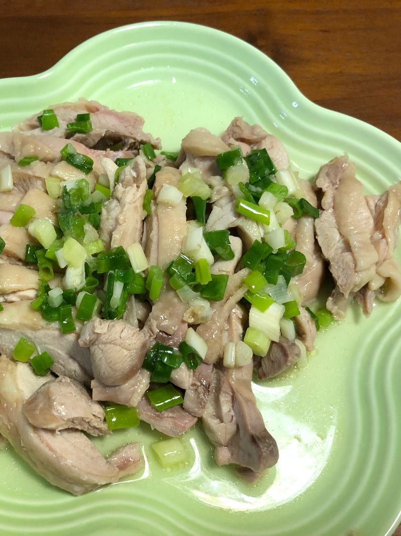 簡易版油蔥雞