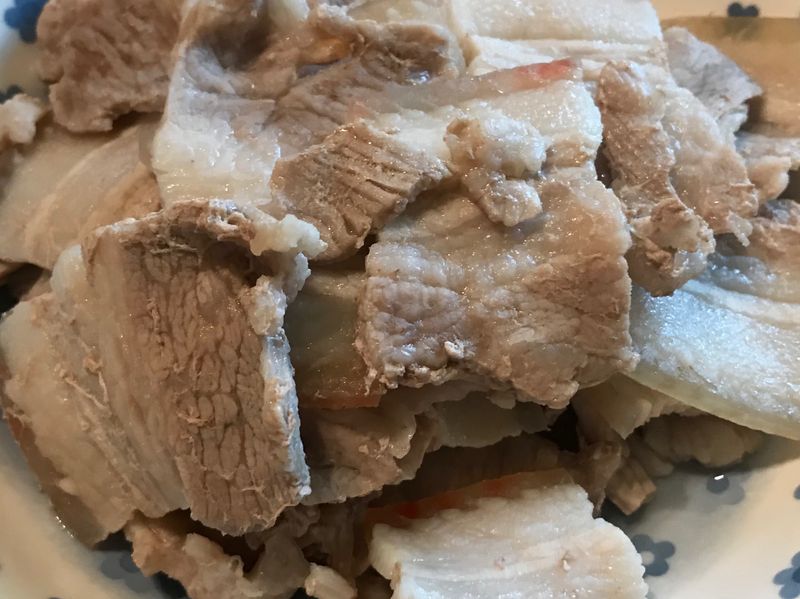 。蒜泥白肉。