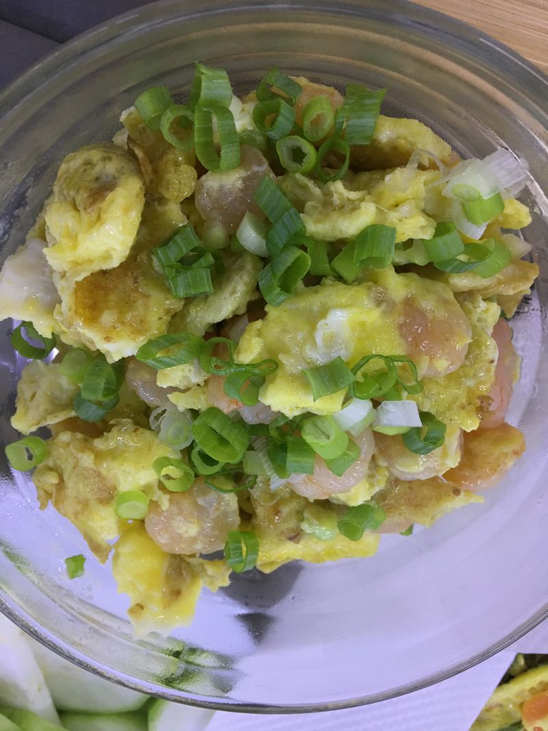 小蘋果之蝦仁煎餅～南京旗萬用鍋