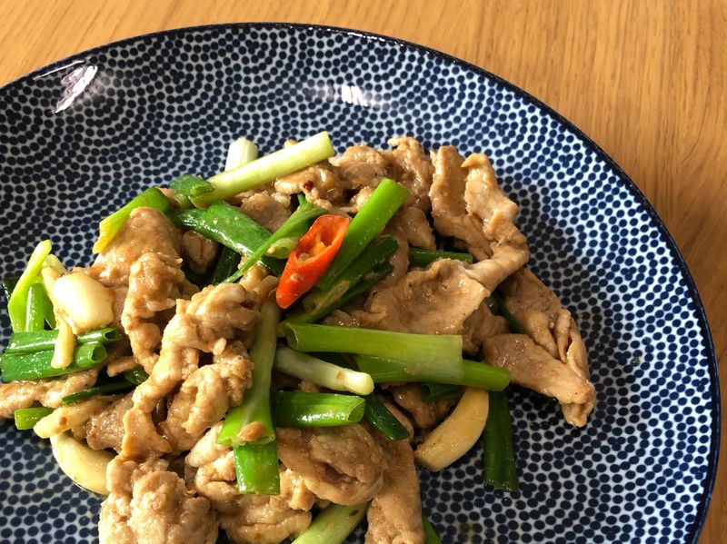 蔥爆豬肉