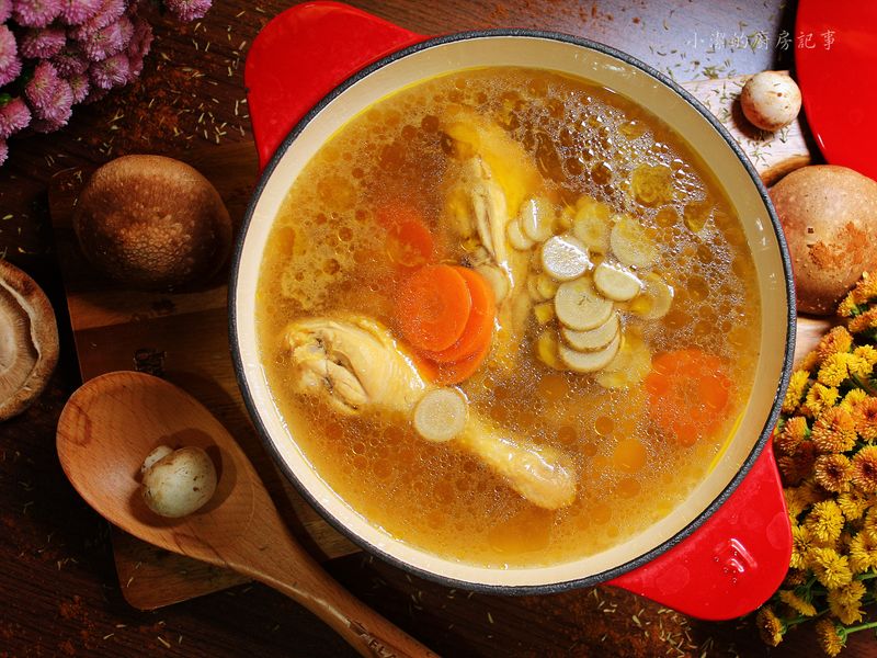 牛蒡燉雞湯