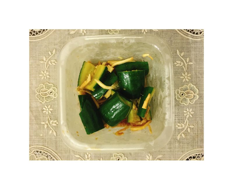薑醋小黃瓜　18kcal