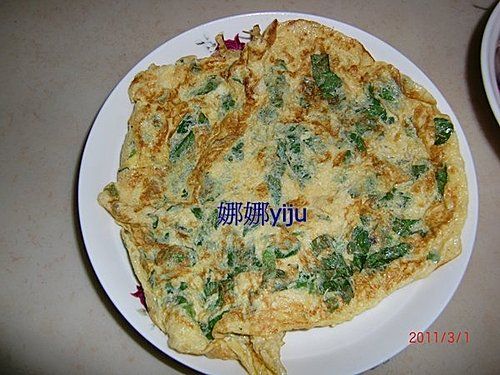 明日葉 煎蛋