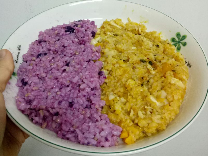 雙色燉飯