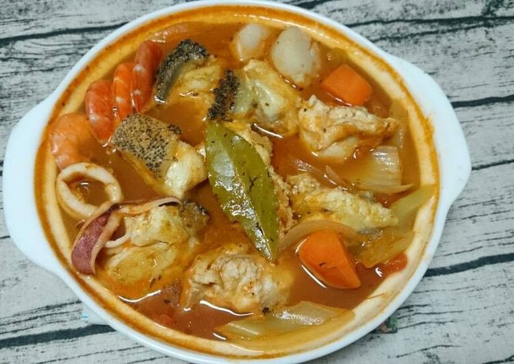 法式馬賽石斑魚湯