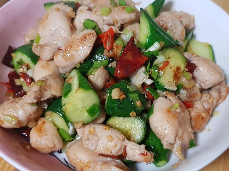 麻辣雞丁