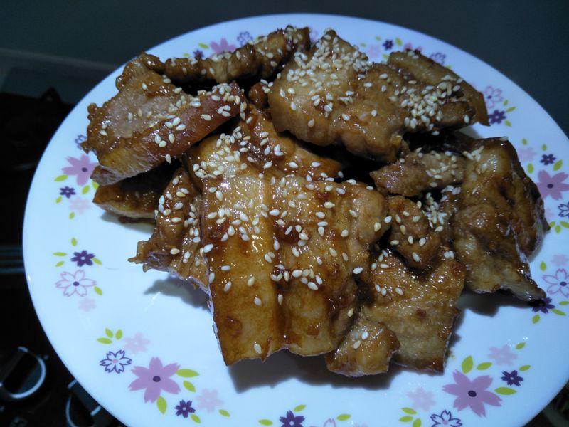 醬燒五花肉片