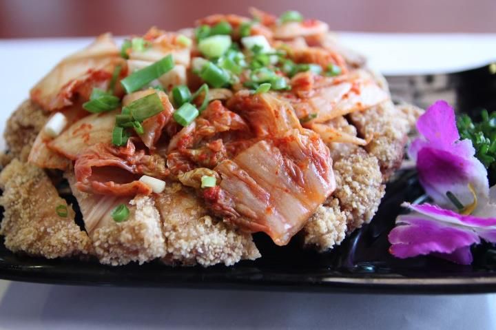 泡菜雞腿排