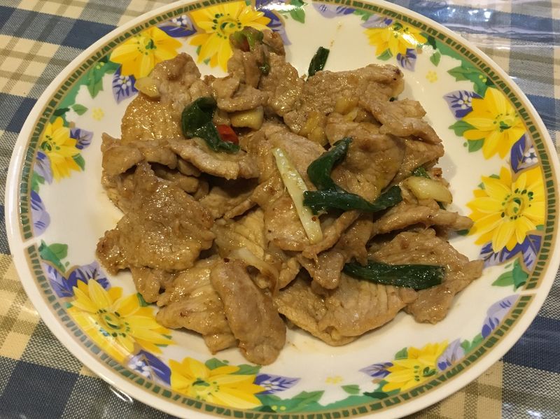 蔥爆豬肉