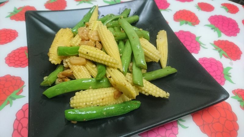 奶油蒜味玉米筍