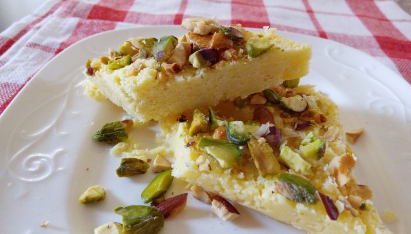 印度甜點-牛奶糕milk burfi