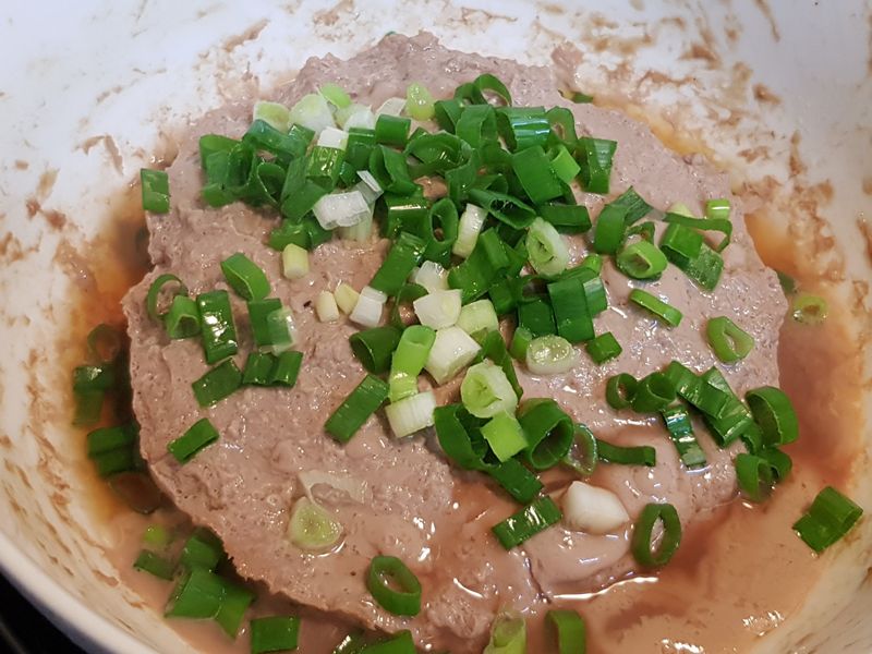蒸牛絞肉