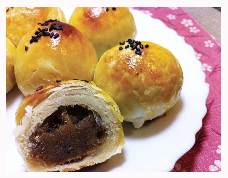 中秋好味-滷肉豆沙酥
