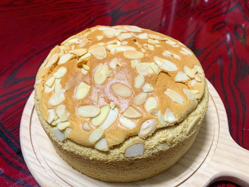 黑糖鮮奶戚風蛋糕(燙麵)