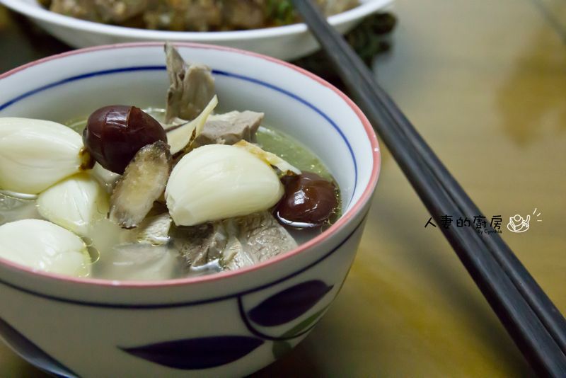 養生蒜頭雞湯
