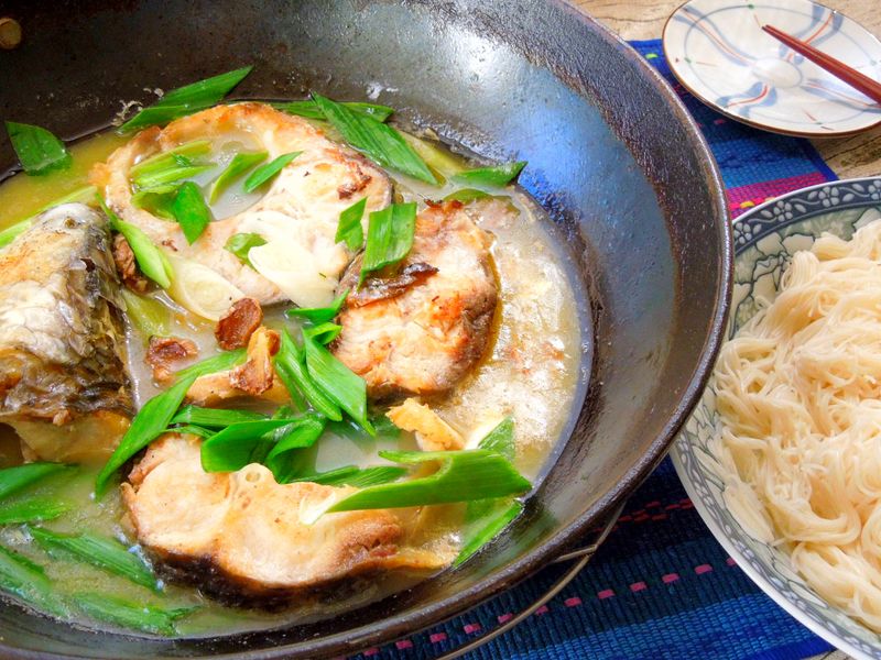 苦茶油烏魚湯