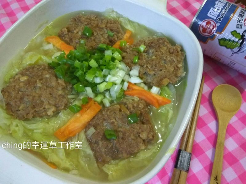 少油料理─白菜煨肉丸子