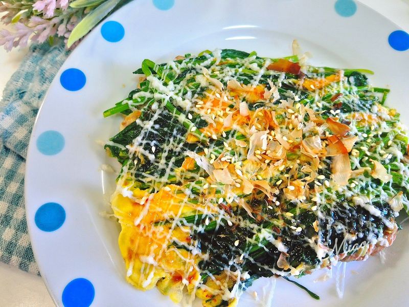 菠菜煎餅大阪燒