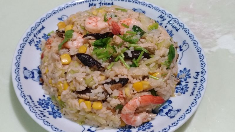 懶人海鮮拌飯