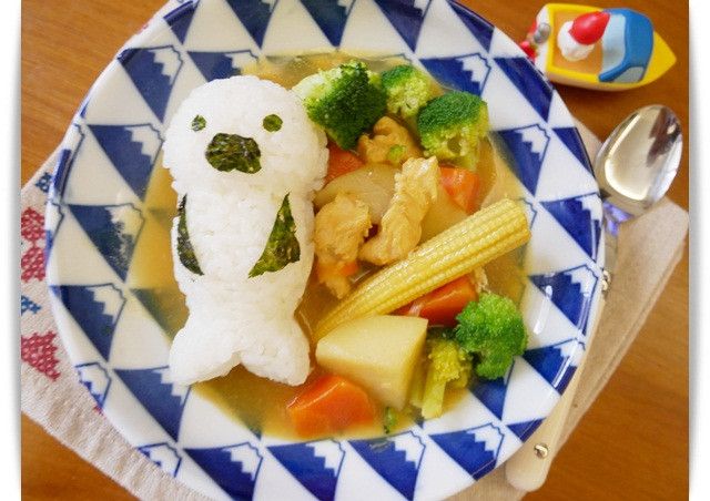 寶寶版「咖哩雞肉飯」好開胃 ♪
