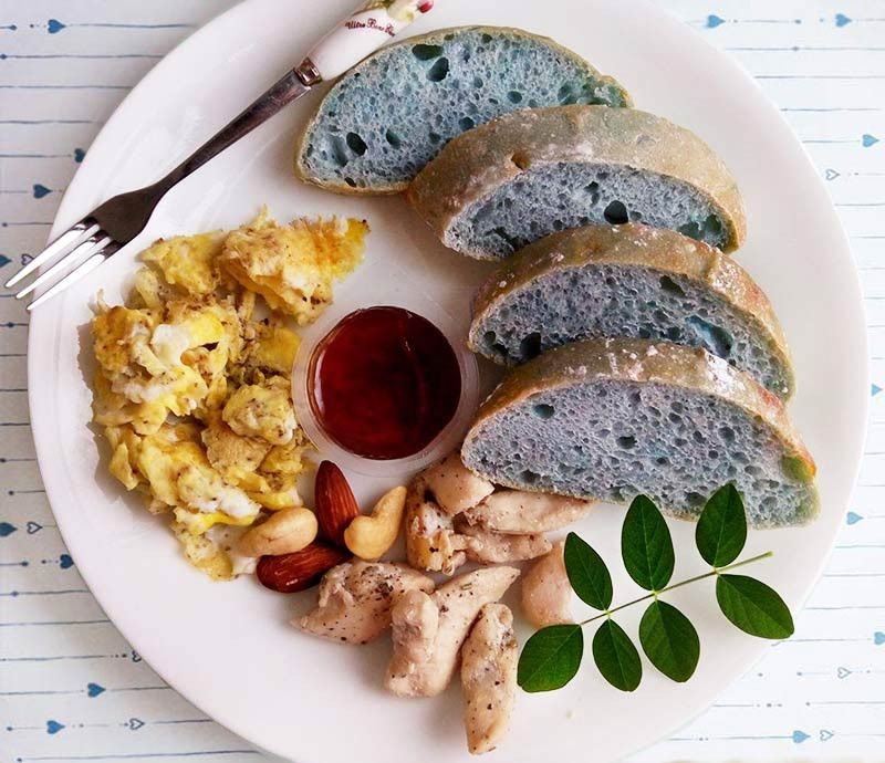 蝶豆花歐包