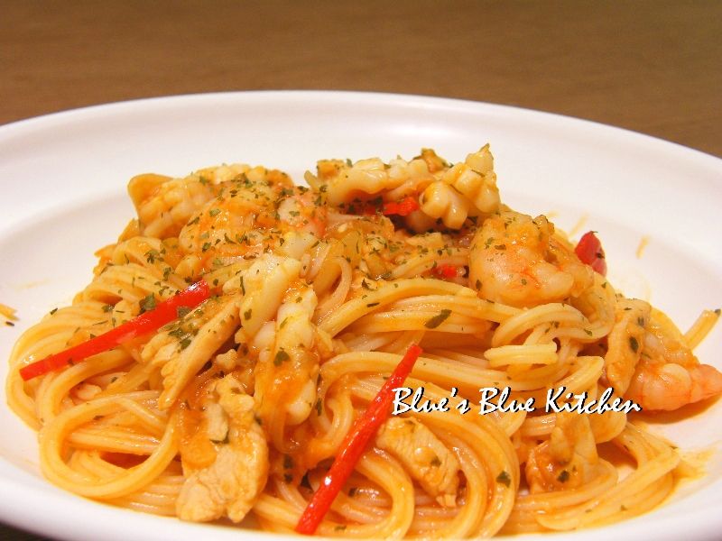 香蒜海鮮pasta