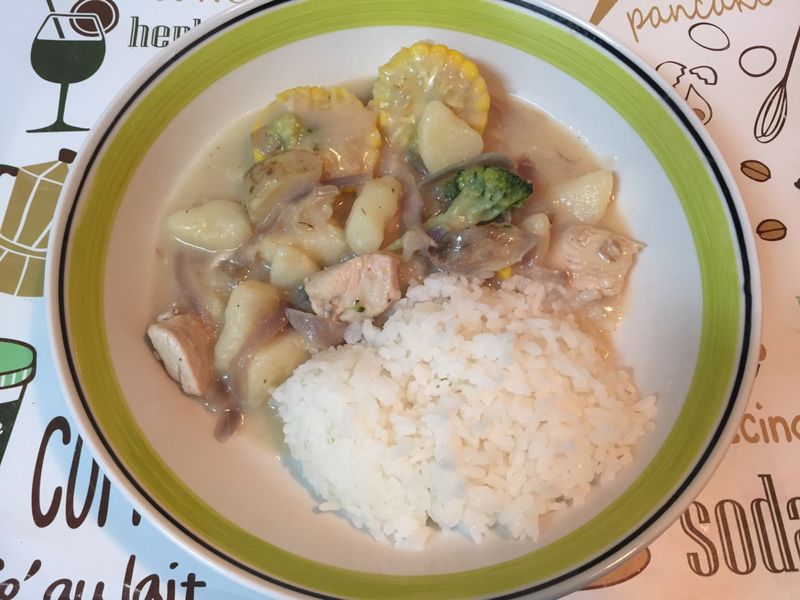 白醬雞肉燉菜
